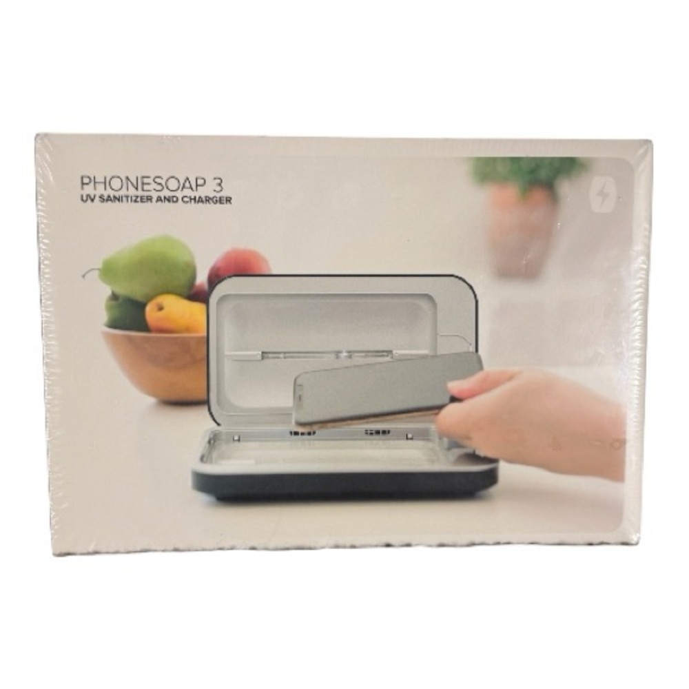 PhoneSoap 3 UV Sanitizer & Charger Black NEW Sealed PhoneSoap3